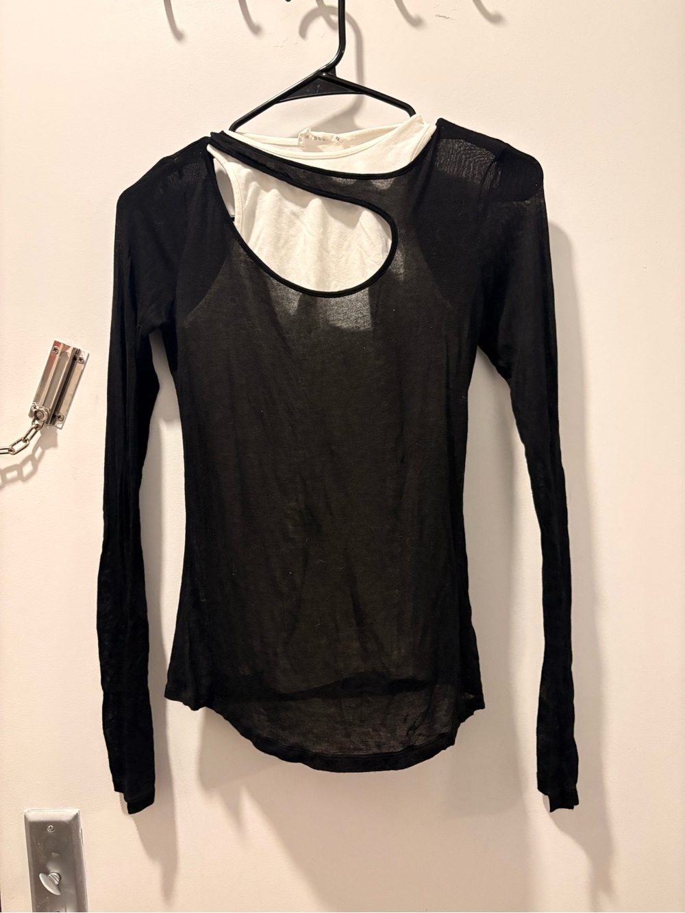 Marcella asymmetrical layered shirt xs